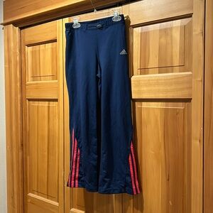 Adidas striped capri leggings